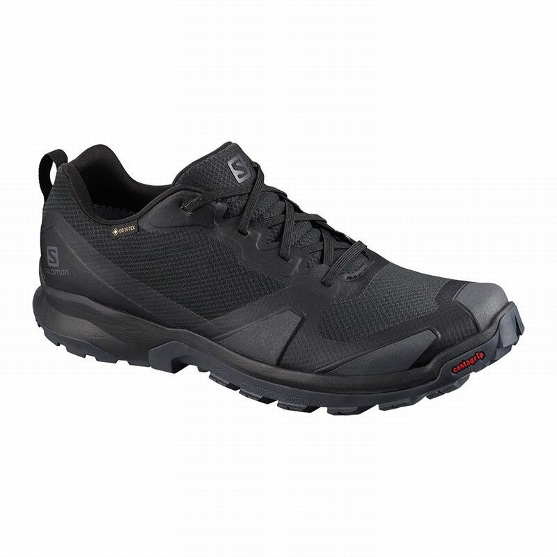 Salomon Israel XA COLLIDER GTX - Mens Trail Running Shoes - Black (BQYW-23061)